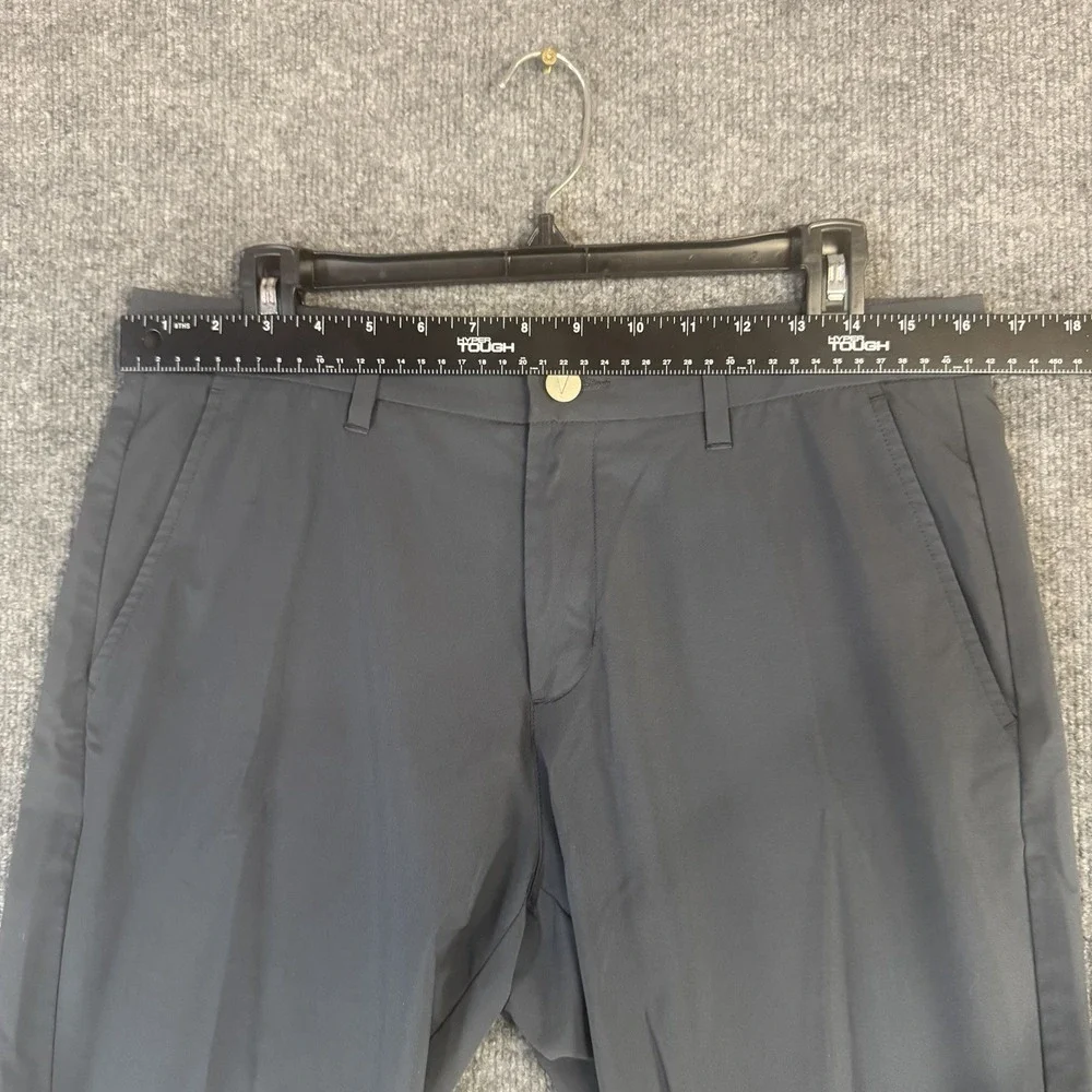 PRIMO Jogger Pants Men 33 Short Gray Stretch Slim Dress Golf Performance Preppy